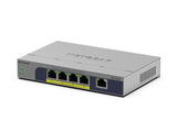 NETGEAR GS105PP Ikke administreret Gigabit Ethernet (10/100/1000) Strøm over Ethernet (PoE) Bord-/vægmontering Grå