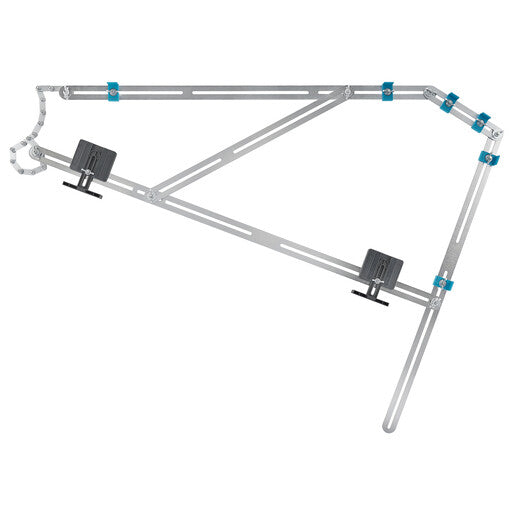 wolfcraft GmbH 5210000 radiusmåler Stair gauge Sort, Rustfrit stål