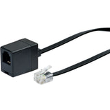 Schwaiger 10m RJ-11 - RJ-11 Sort