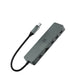 XtremeMac HUB USB-C MAX PRO - 5 Ports (3* USB-C, USB Type-C 40000 Mbit/s