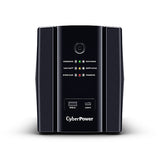 CyberPower UT1500EG UPS-enhed Interaktivt indgangsstik 1,5 kVA 900 W 4 AC stikkontakt(er)