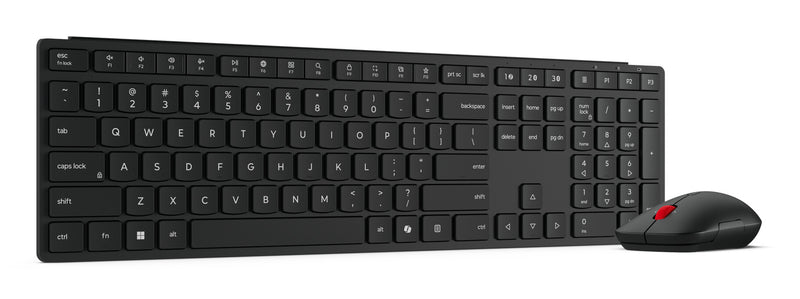 Lenovo 4X31S04854 tastatur Mus inkluderet Hjemme/kontor RF trådløs + Bluetooth Nordisk Sort