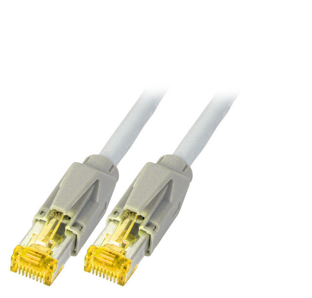 EFB Elektronik K8580GR.0,50 netværkskabel Grå 0,5 m Cat6a S/FTP (S-STP)