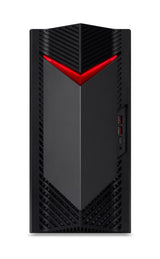 Acer Nitro 50 (N50-660) Intel Core Ultra 7 265F 32 GB DDR5-SDRAM 1 TB SSD NVIDIA GeForce RTX 5060 Windows 11 Home Desktop PC Sort, Rød