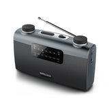 Muse M-058 R Bærbar Analog Sort, Grå