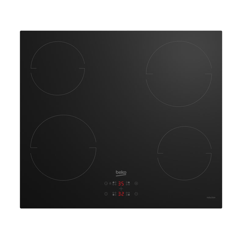 Beko HII64401MT kogeplade Sort Indbygget Zone induktionskogeplade 4 zone(s)