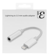 Deltaco IPLH-595 kabel til mobiltelefon Hvid 0,065 m 3.5mm Lightning