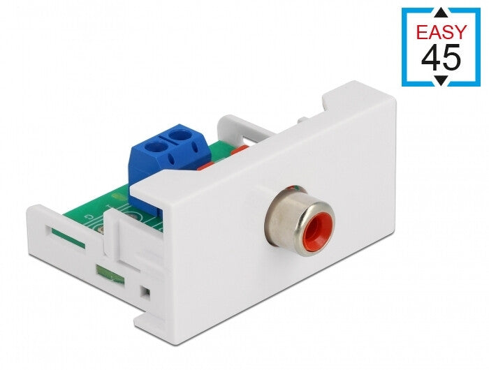 DeLOCK 81337 kabelsamler RCA Hvid