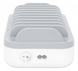 Manhattan 180856 ladestation organisator Desktop monteret Plast Hvid