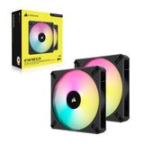 Corsair CO-9050156-WW Computerkølesystem Computerkabinet Ventilator 14 cm Sort 2 stk