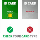 Axagon CRE-SMPA smartcard læser Indendørs USB USB 2.0 Sort
