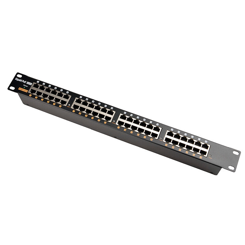 Extralink POE INJECTOR 24 PORT GIGABIT Hurtigt ethernet, Gigabit Ethernet 48 V