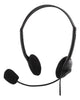 Deltaco Stereo Headset, 30 mm element, 1x 3.5 mm (4-pole), black