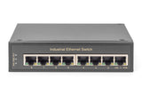 Digitus DN-651108 netværksswitch Ikke administreret Gigabit Ethernet (10/100/1000) Sort