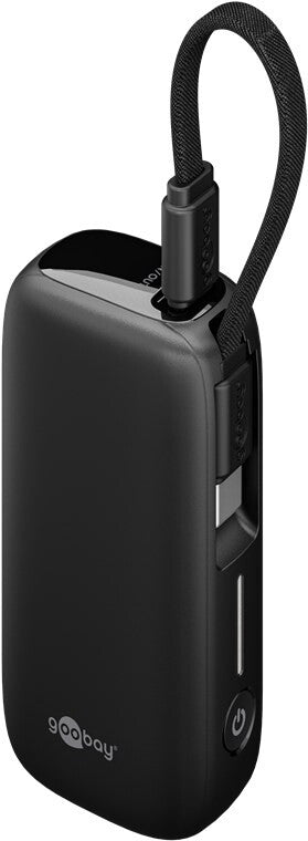 Goobay 76250 powerbank Lithium polymer (LiPo) 5000 mAh Sort