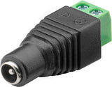 Goobay 76743 kabel kønsskifter Terminal Block 2-pin DC Sort