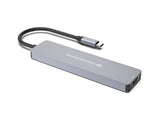 Conceptronic DONN28G dockingstation Ledningsført USB 3.2 Gen 1 (3.1 Gen 1) Type-C Grå
