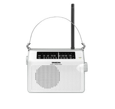 Sangean PR-D6 Bærbar Analog Hvid