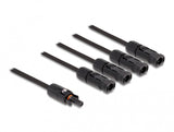 DeLOCK 88227 kabelsplitter eller -samler Kabelfordeler Sort