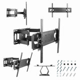 Gembird WM-70ST-01 tv-beslag 177,8 cm (70") Sort