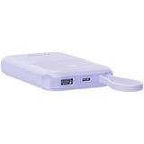 Canyon power bank OnPower 101 built-in cable 10000 mAh PD22.5W Violetin Lithium-Ion (Li-Ion) Lilla