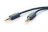 ClickTronic 70482 lydkabel 10 m 3.5mm Blå