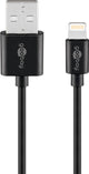 Goobay 72904 Lightning kabel 0,5 m Sort