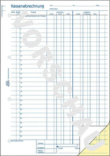 Avery 1757 regnskabsblanket og -bog A4 40 Sider