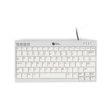 BakkerElkhuizen UltraBoard 950 V2 tastatur Kontor USB QWERTY UK engelsk Mørkegrå, Lys grå