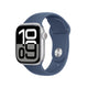 Apple Watch Series 10 OLED 42 mm Digital 374 x 446 pixel Berøringsskærm 4G Sølv Wi-Fi GPS (satellit)