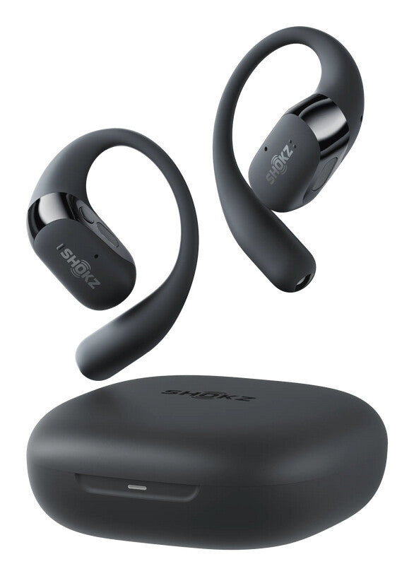 SHOKZ OpenFit 2 Headset True Wireless Stereo (TWS) Ørekrog, Open-ear Opkald/Musik/Sport/Hverdag Bluetooth Sort