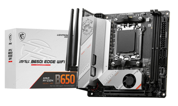 MSI MPG B650I EDGE WIFI bundkort AMD B650 Sokkel AM5 mini ITX
