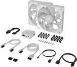 Corsair iCUE LINK RX140 MAX RGB Computerkabinet Ventilator 14 cm Hvid 2 stk