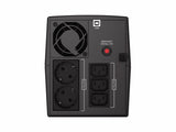 Conceptronic ZEUS08EM UPS-enhed Interaktivt indgangsstik 1,5 kVA 900 W 5 AC stikkontakt(er)