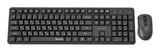 Gembird KBS-WMS-01-CYRL tastatur Mus inkluderet Kontor RF trådløst QWERTY US International, Ukrainsk, Russisk Sort