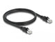 DeLOCK 80113 netværkskabel Sort 1 m Cat6a F/UTP (FTP)