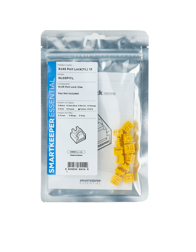 Smartkeeper NL03P1YL portblokering RJ-45 Gul 1 stk