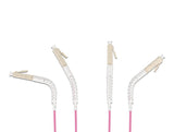 DeLOCK 88086\ InfiniBand og fiberoptisk kabel 0,5 m LC Violet