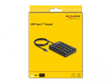 DeLOCK 12108 numerisk tastatur Universel USB Sort