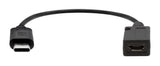 ProXtend USBC-MICROB-0002 USB-kabel USB 2.0 0,2 m Micro-USB B Sort