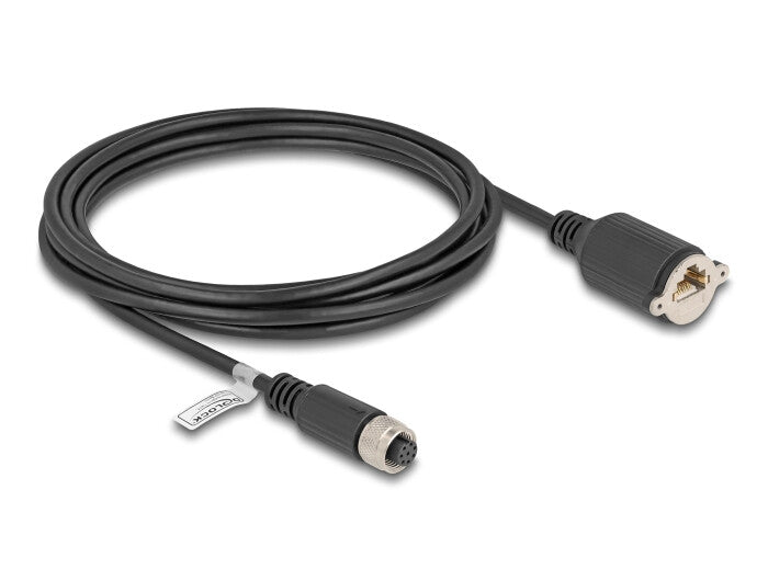 DeLOCK 80438 netværkskabel Sort 3 m Cat5e F/UTP (FTP)