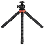 Hama Traveller Pro kamerastativ Smartphone/action kamera 3 ben Sort, Rød