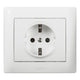 Legrand 771063 stikkontakt Type F Hvid
