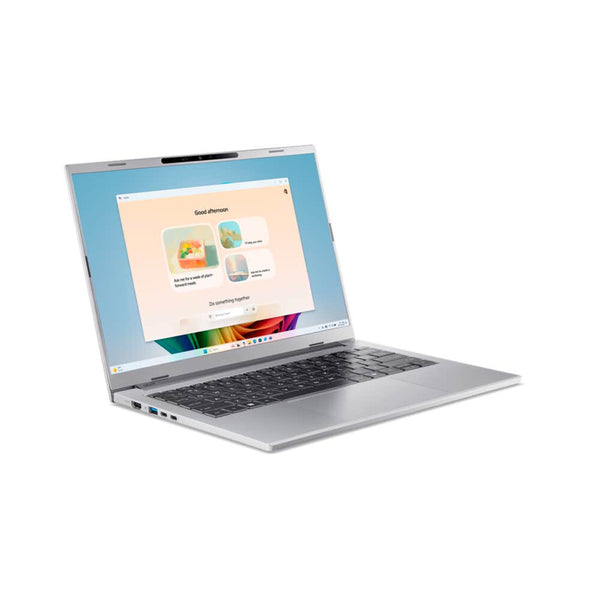 Acer Aspire 14 AI A14-53M-71LQ Intel Core Ultra 7 258V Laptop 35,6 cm (14") WUXGA 32 GB LPDDR5x-SDRAM 1 TB SSD Wi-Fi 7 (802.11be) Windows 11 Home Tysk Sølv