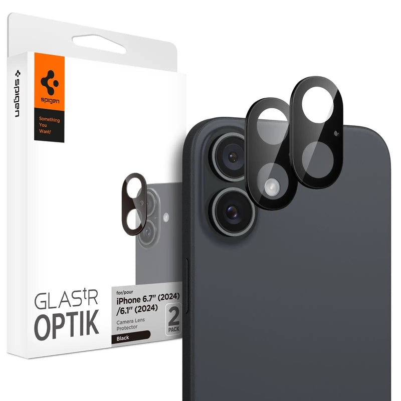 Spigen Glas.tR Optik Beskyttelse af kameralinsen Apple 2 stk