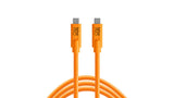 Tether Tools CUC15-ORG USB-kabel USB 3.2 Gen 1 (3.1 Gen 1) 4,6 m USB C 5 Gbit/sek. Orange