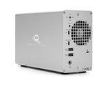 OWC Mercury Elite Pro Dual HDD/SSD kabinet Sølv 2.5/3.5"
