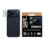 PanzerGlass SAFE. by ® Kameralinsebeskytter Transparent iPhone 17 Pro | iPhone 17 Pro Max | iPhone 16 Pro | 16 Pro Max