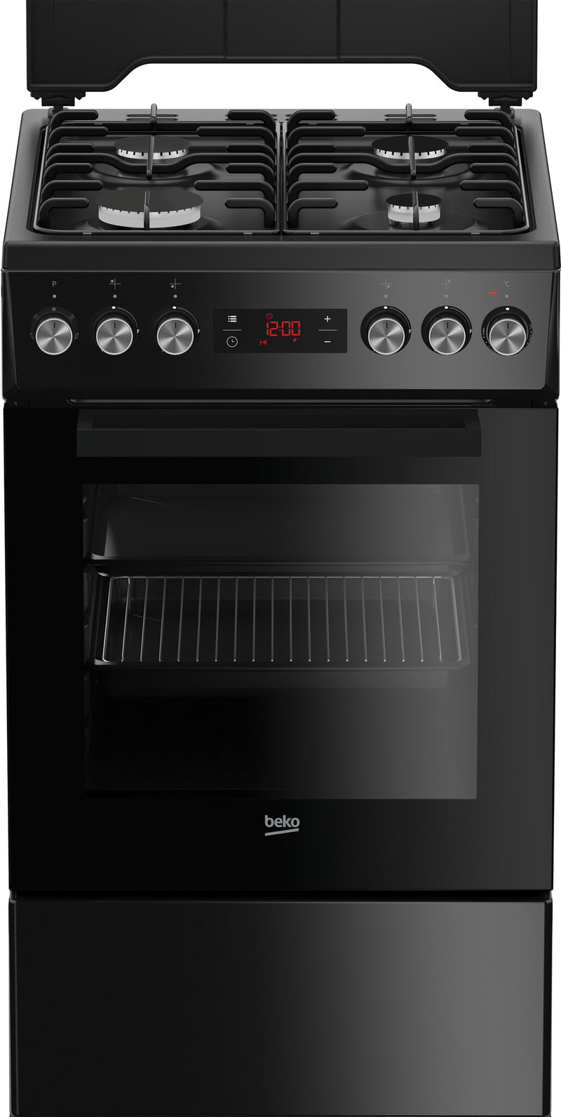 Beko FSE52321DBD komfur og ovn Fritstående komfur Elektrisk Gaskomfur Sort