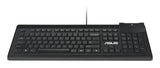 ASUS Smart Card Keyboard KU100 tastatur Hjemme/kontor USB Sort